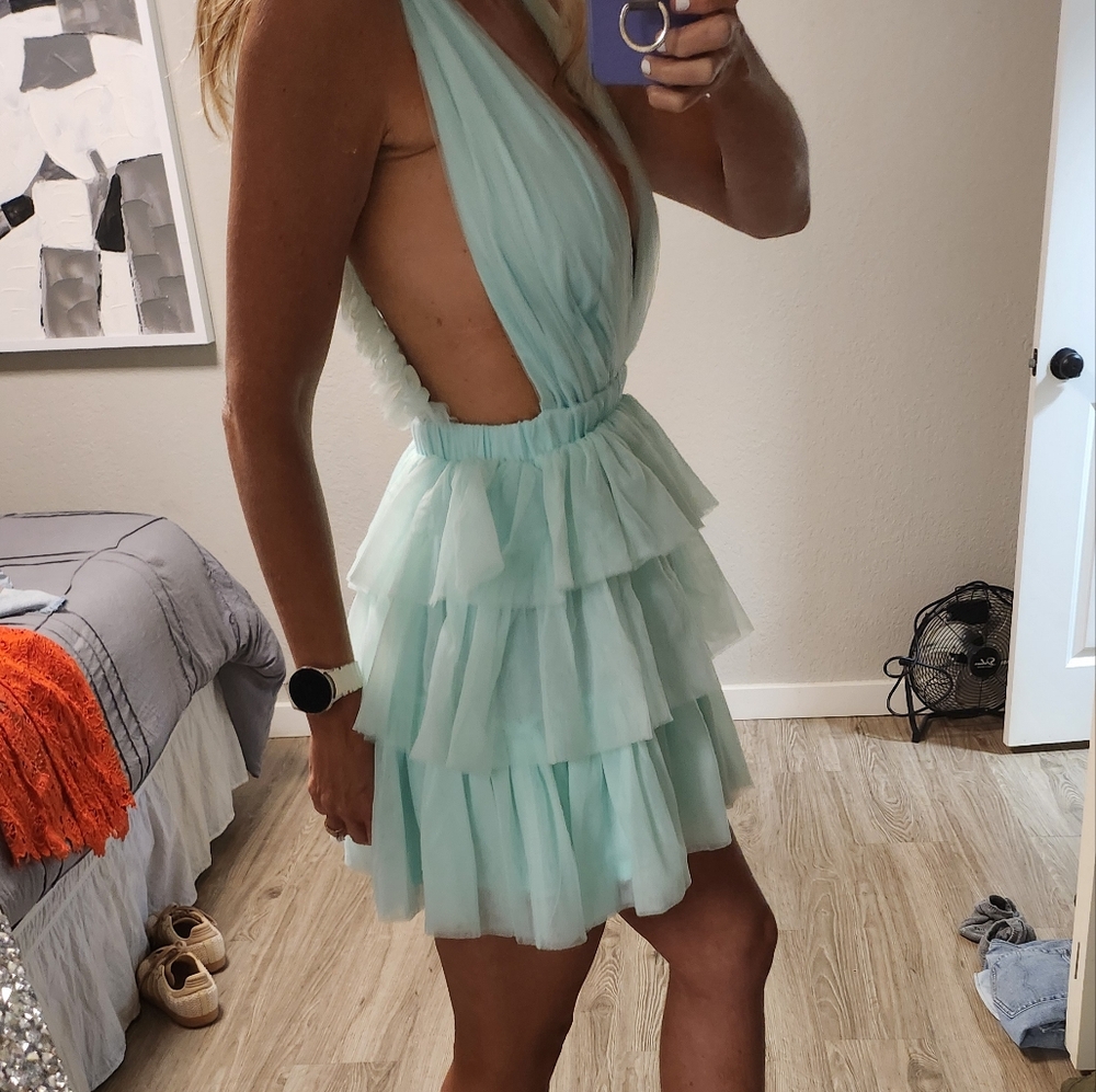 Mable Tulle Mini Dress - Picture 7 of 10